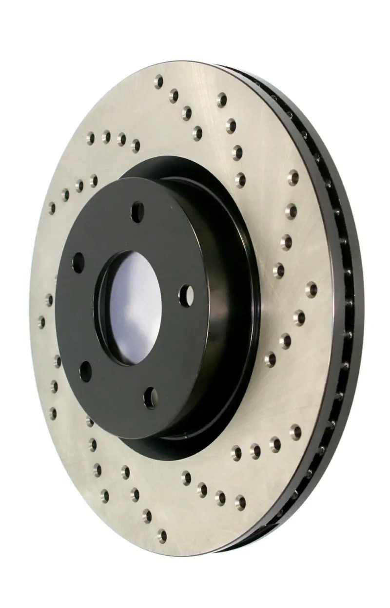 Stoptech Sport Cross Drilled Brake Rotor - Rear Right 1
