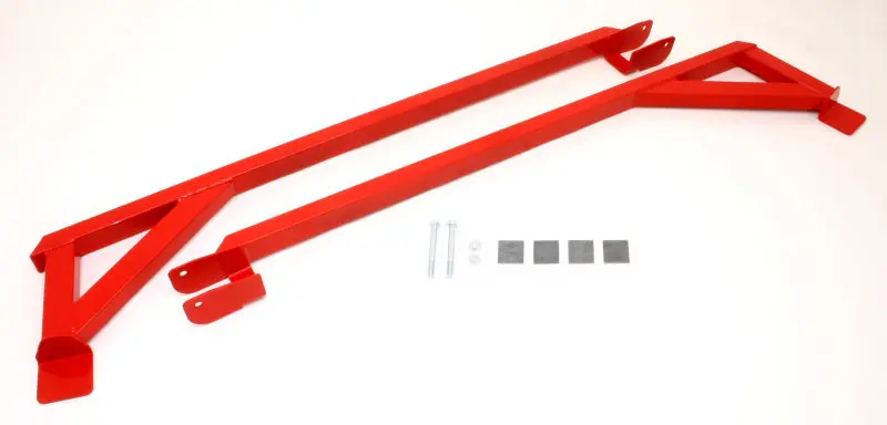 Bmr 82-82 3Rd Gen F-Body Weld-On Boxed Subframe Connectors (Inside Frame Exhaust) - Red 1