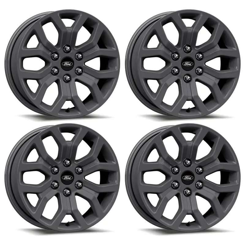 Ford Racing 15-22 F-150 18X7.5In Matte Gray Wheel Kit 1