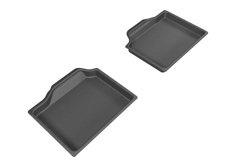 3D Maxpider 2014-2016 Mini Countryman Kagu 2Nd Row Floormats - Black 1
