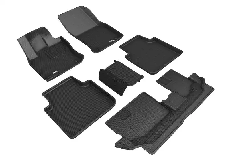 3D Maxpider 18-24 Volkswagen Tiguan 7-Seats Kagu Black R1 R2 R3 1