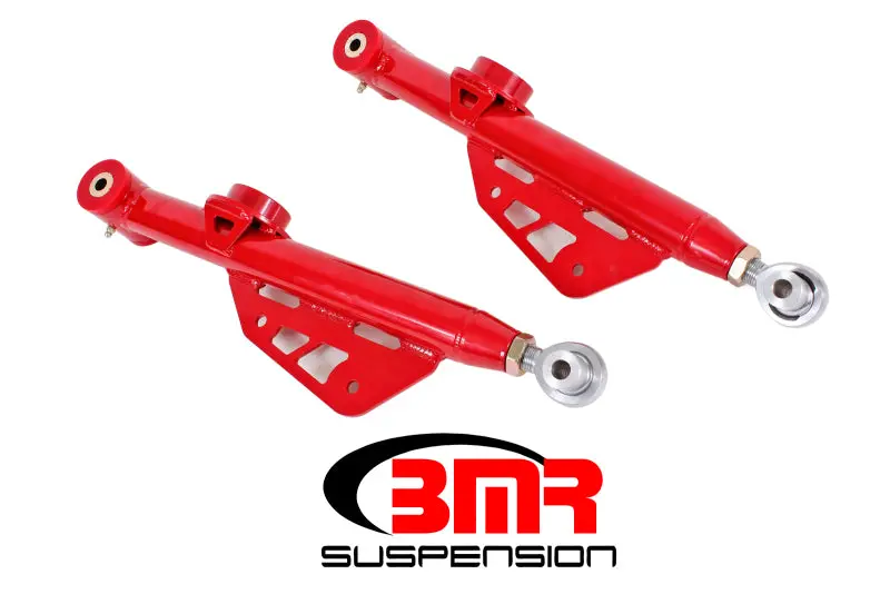 Bmr 99-04 Mustang Single Adj. Lower Control Arms / Rod End (Polyurethane) - Red 1