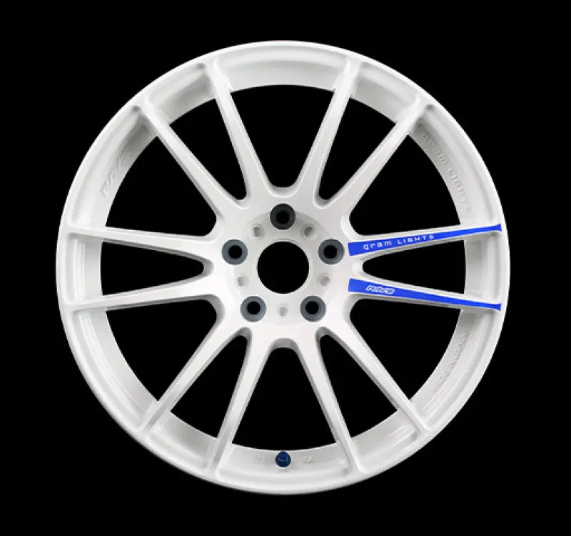 Gram Lights 57Xtreme Spec-D 18X10.5 +12 5-114.3 White Wheel 1
