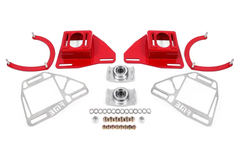Bmr Suspension 82-92 Chevy Camaro Caster/Camber Plates W/ Lockout Plates - Red 1
