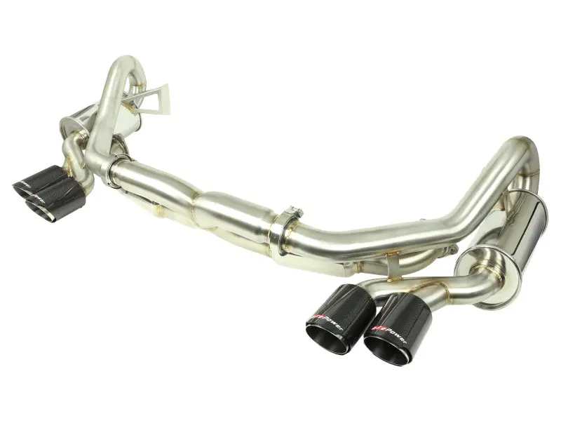Afe Machforce Xp 12-16 Porsche 911 Carrera H6-3.8L Ss-304 Cat-Back Exhaust W/Carbon Fiber Tips 1