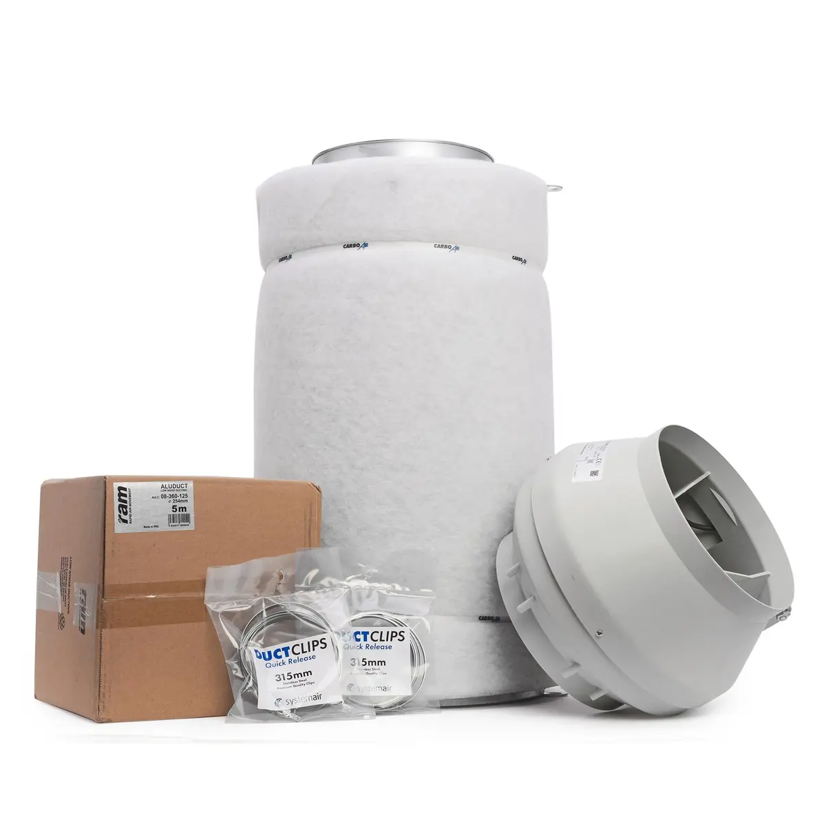 Carbo Air 10 Inch Fan & Filter Kit 1