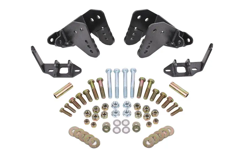 Bmr 78-87 G-Body Rear Coilover Conversion Kit W/ Control Arm Bracket - Black Hammertone 1
