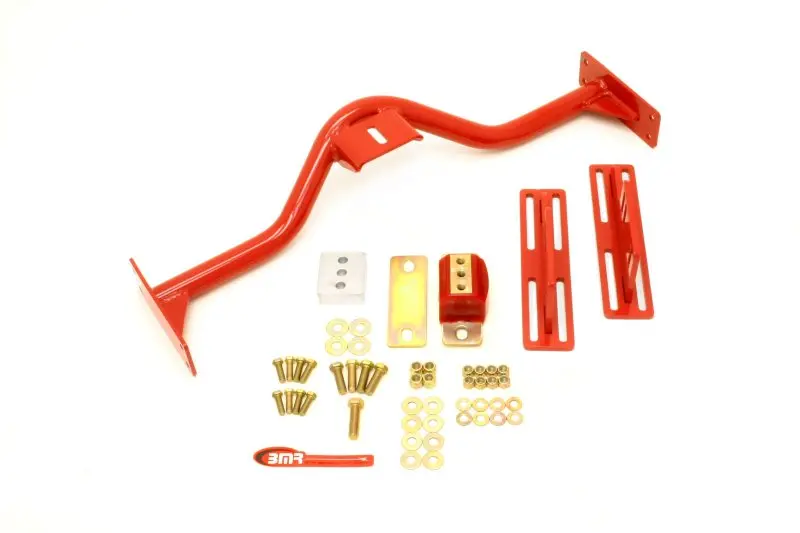 Bmr 67-69 1St Gen F-Body Transmission Conversion Crossmember Th350/Powerglide/700R4/4L60e - Red 1