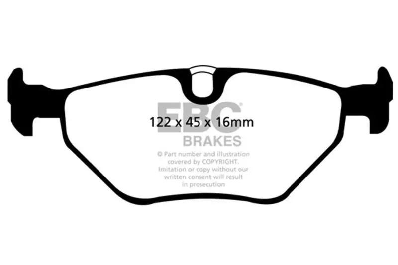 Ebc 01-03 Bmw 525I 2.5 (E39) Ultimax2 Rear Brake Pads 2