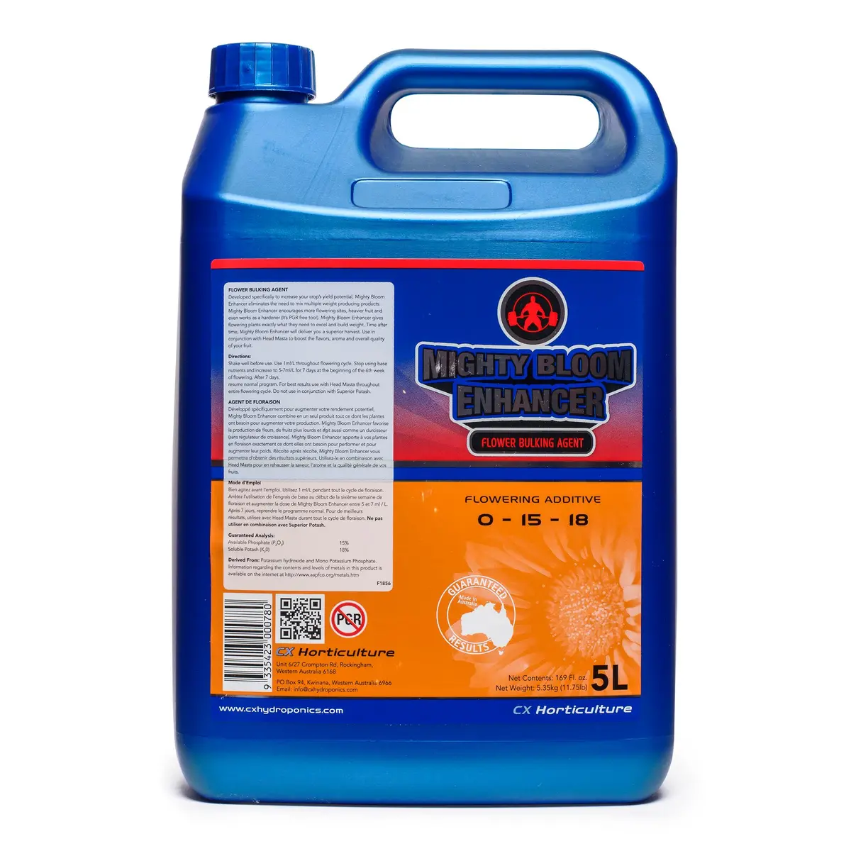 Cx Hydroponics Mighty Bloom Enhancer 5 Litre 1