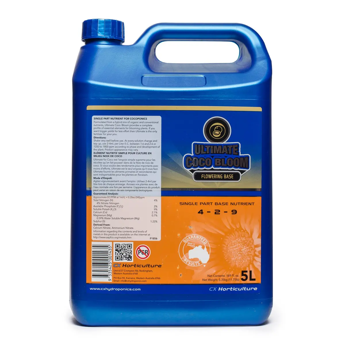 Cx Hydroponics Ultimate Coco Bloom 5 Litre 1