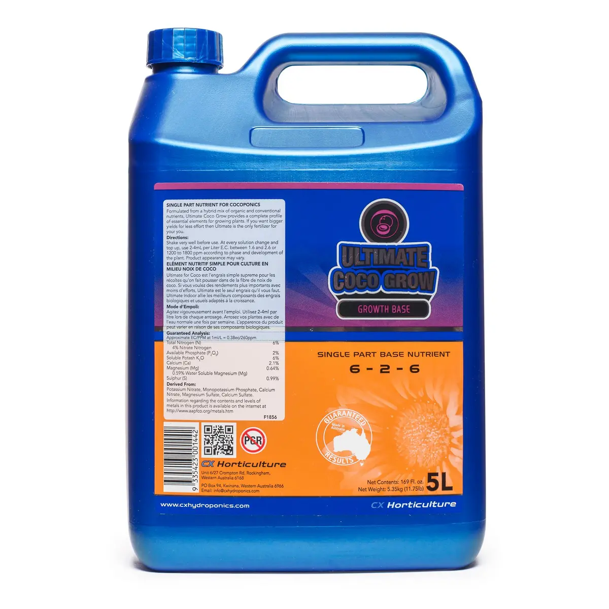 Cx Hydroponics Ultimate Coco Grow 5 Litre 1