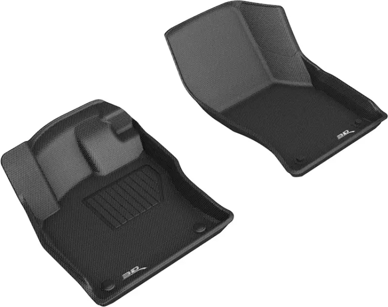 3D Maxpider 2019-2019 Volkswagen Jetta Kagu 1St Row Floormat - Black 1