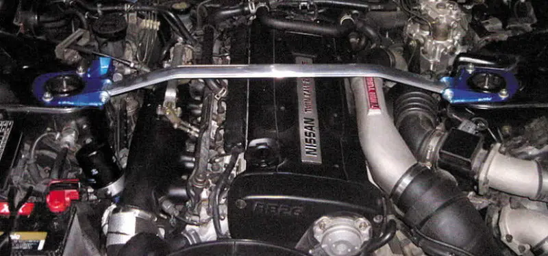 Cusco Strut Bar Os Front Skyline Gt-R Bnr32 W/ Brake Master Cylinder Stopper (S/O, No Cancellations) 1