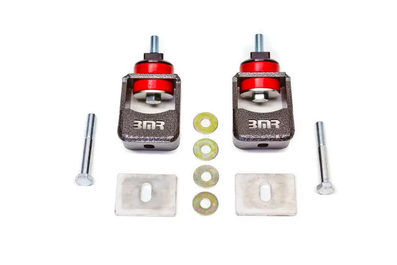 Bmr 10-15 5Th Gen Camaro Motor Mount Kit (Polyurethane) - Black Hammertone (Spacers Not Included) 1