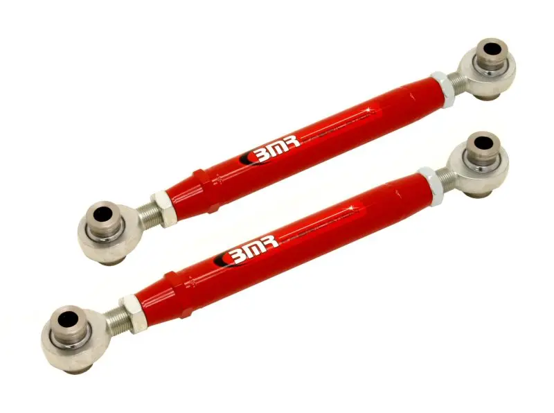 Bmr 10-15 5Th Gen Camaro Rear Adj. Rod Ends Toe Rods - Red 1