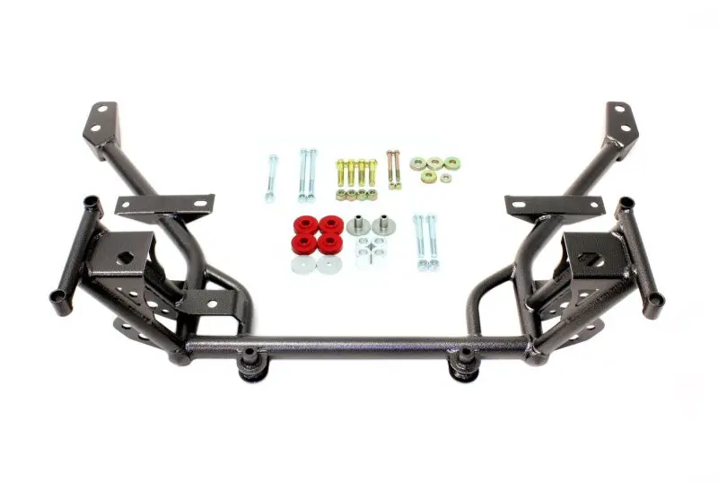 Bmr 05-14 S197 Mustang K-Member W/ Std. Motor Mounts And Std. Rack Mounts - Black Hammertone 1