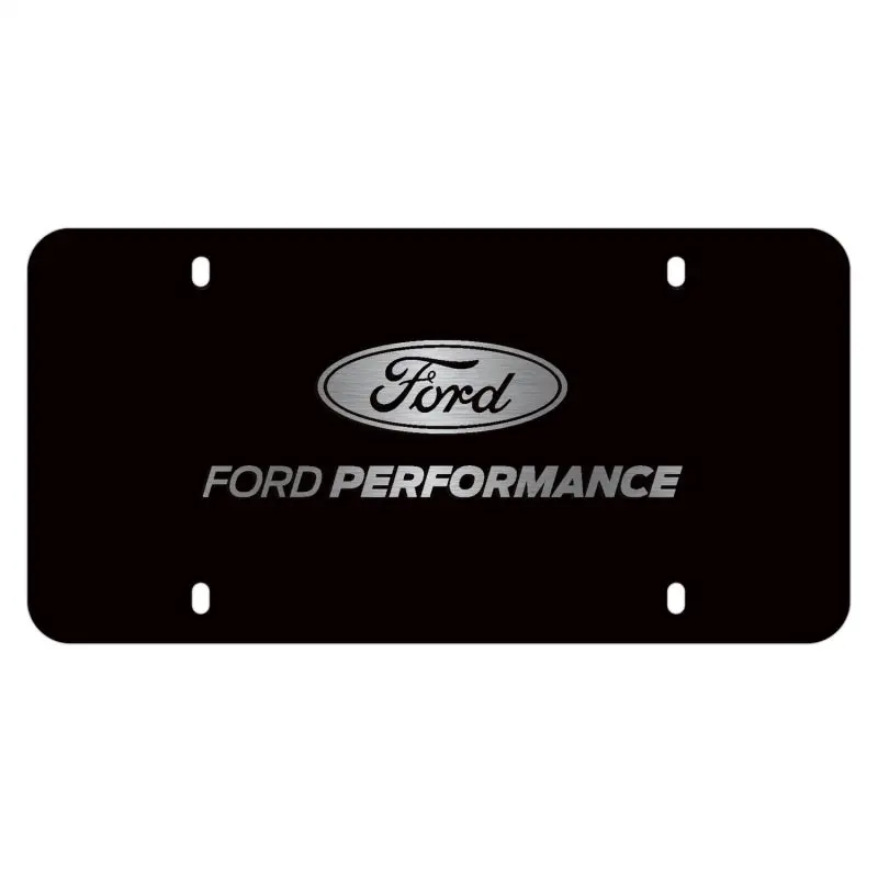 Ford Racing Black Stainless Steel Marque Plate 1
