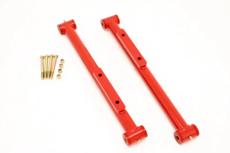Bmr 91-96 B-Body Non-Adj. Extended Length Lower Control Arms (Polyurethane) - Red 1