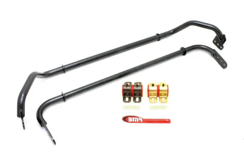 Bmr 10-11 Chevrolet Camero  Front And Rear  Sway Bar Kit W/ Bushings - Black Hammertone 1