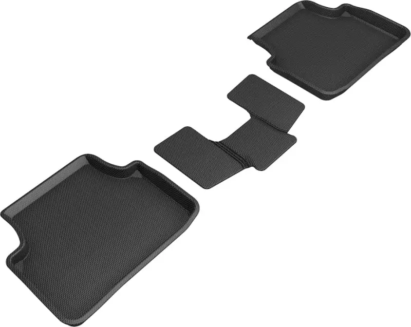 3D Maxpider 2019-2019 Volkswagen Jetta Kagu 2Nd Row Floormats - Black 1