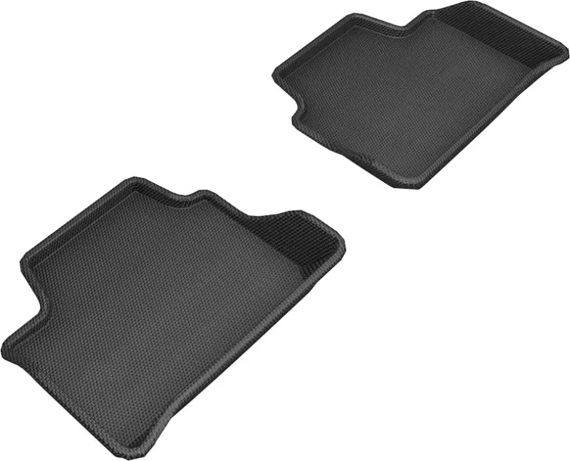 3D Maxpider 2019-2020 Bmw 3 Series (G20) Kagu 2Nd Row Floormats - Black 1