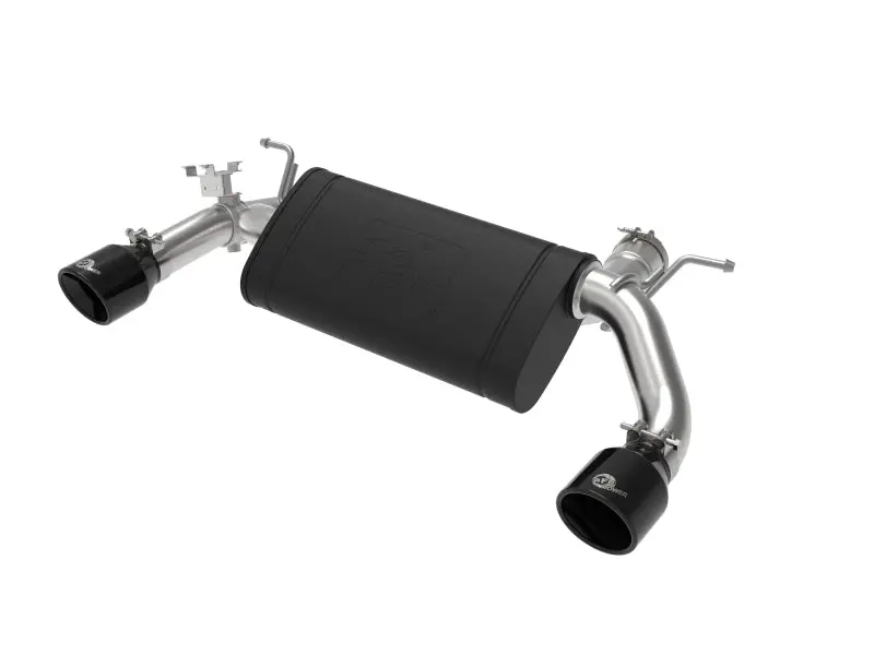 Afe Machforce Xp 3In To 2.5In 304 Ss Axle-Back Exhaust W/ Black Tips 14-16 Bmw M235i 1