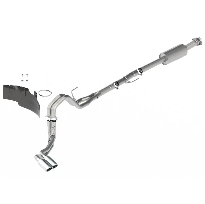 Ford Racing 21-22 F-150 2.7L/3.5L/5.0L Side Exit Extreme Exhaust - Chrome Tips 1