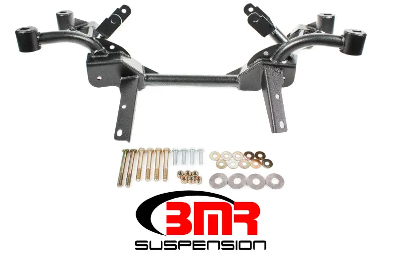 Bmr 82-82 3Rd Gen F-Body K-Member W/ Ls1 Motor Mounts And Pinto Rack Mounts - Black Hammertone 1