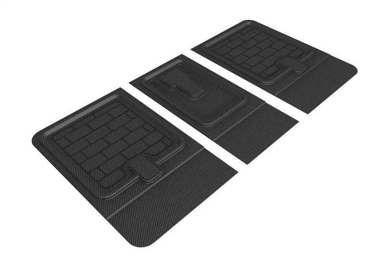 3D Maxpider 20-23 Tesla Model Y 2Nd Row Seatback Protector Kagu Cargo Liner - Black 1
