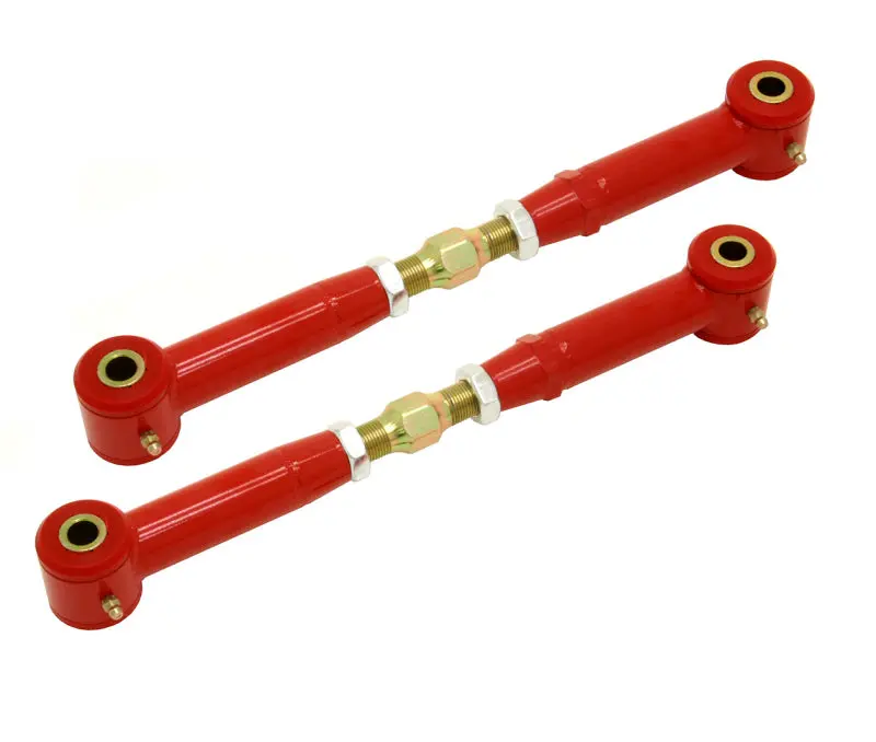 Bmr 10-15 5Th Gen Camaro Rear Adj. Toe Rods (Polyurethane) - Red 1