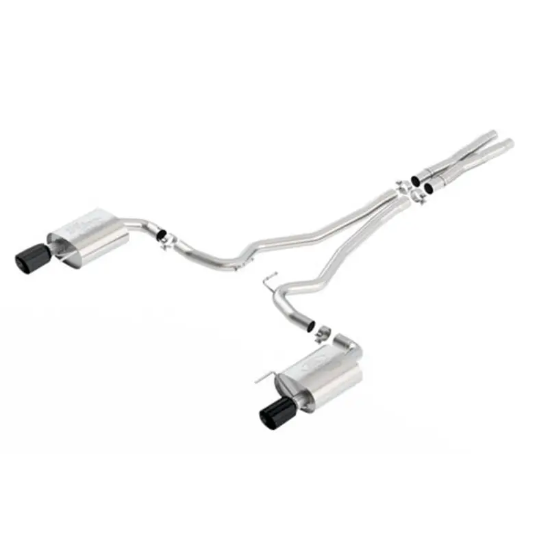 Ford Racing 16-17 Mustang Gt 5.0L Coupe /Convertible Ec-Type Cat-Back Exhaust System Blk Chrome Tips 1