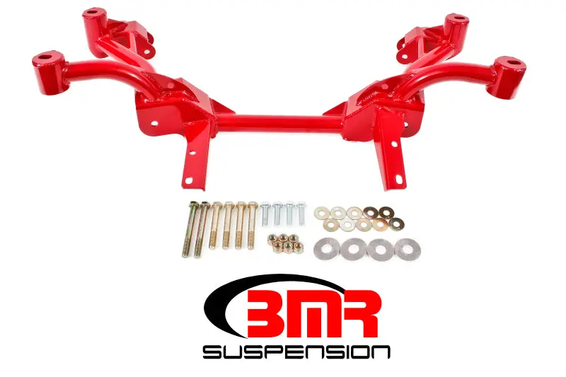 Bmr 82-82 3Rd Gen F-Body K-Member W/ No Motor Mounts And Pinto Rack Mounts - Red 1