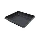 Square Saucer 25Cm² - Black 1