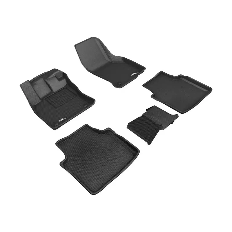3D Maxpider 19-23 Volkswagen Arteon Kagu Floor Mat- Black R1 R2 1