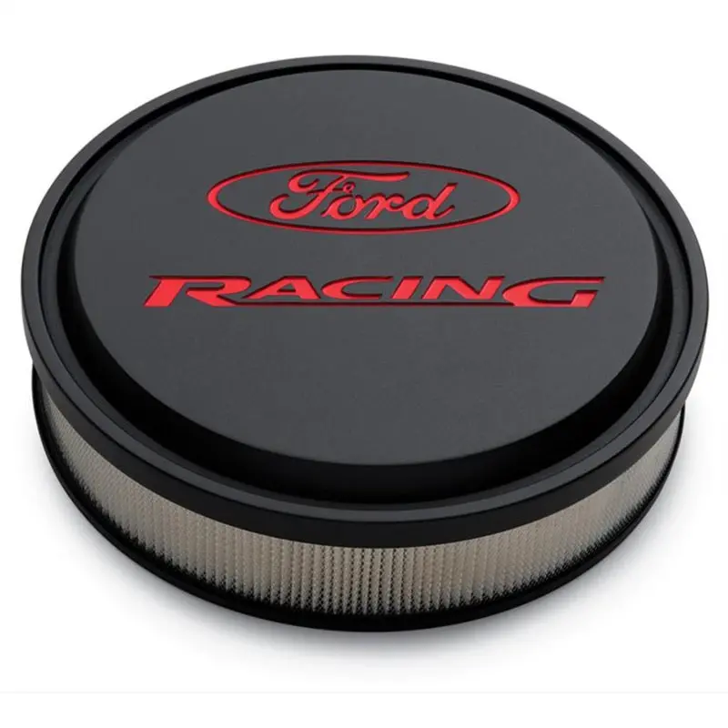 Ford Racing Black/Red Slant Edge Air Cleaner 1
