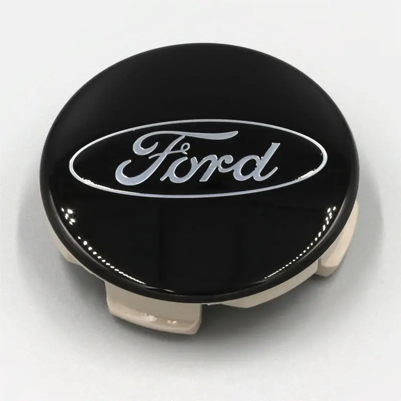 Ford Racing Ford Truck/Suv Black And Chrome Wheel Center Cap Kit 1