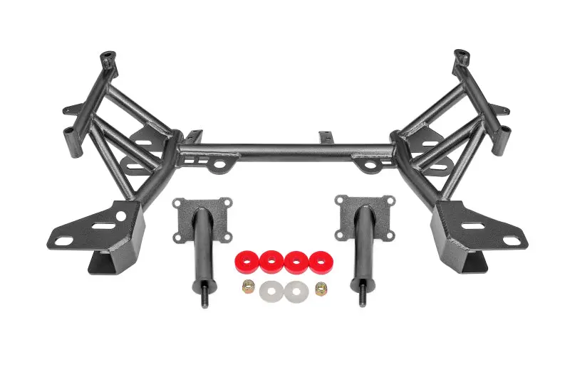 Bmr 93-02 4Th Gen F-Body K-Member Low Mount Turbo Ls1 Motor Mounts Pinto Mounts - Black Hammertone 1