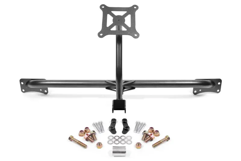 Bmr 2015-2019 Ford Mustang Bolt-On Parachute Mount - Black Hammertone 1