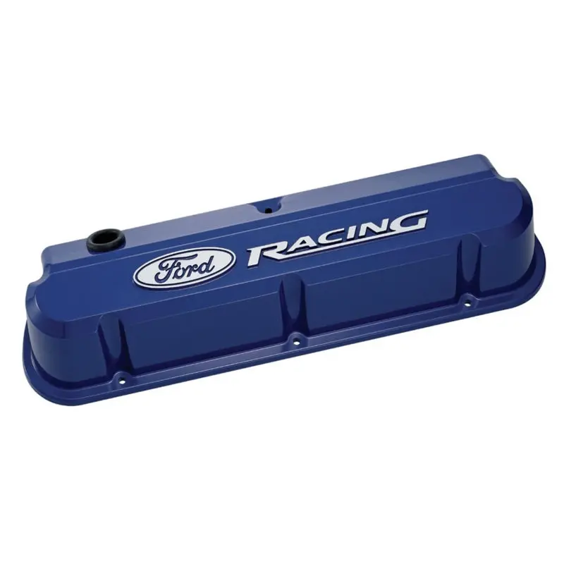 Ford Racing 289-351 Slant Edge Blue Valve Cover 1