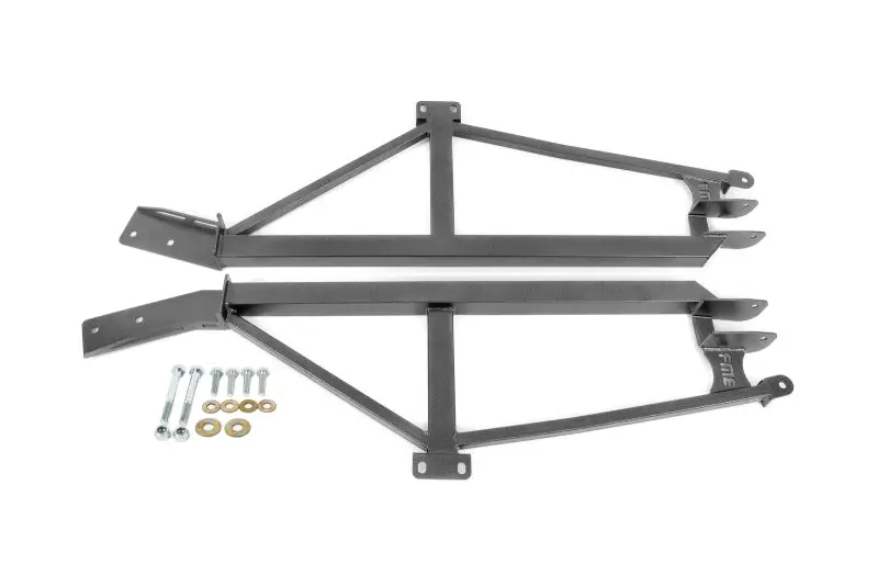 Bmr 93-02 F-Body Non-Convertible Weld-On 4-Point Subframe Connectors - Black Hammertone 1
