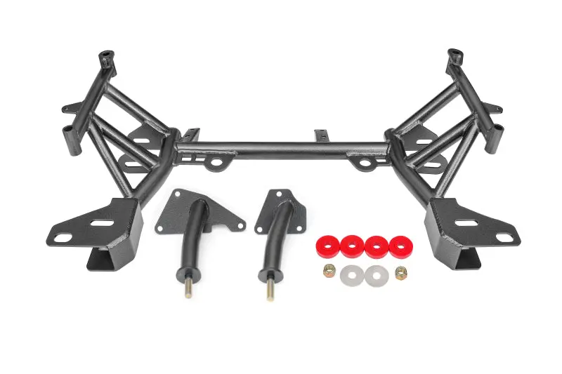 Bmr 93-02 4Th Gen F-Body K-Member Lt1 Motor Mounts Pinto Rack Mounts Black Hammertone 1