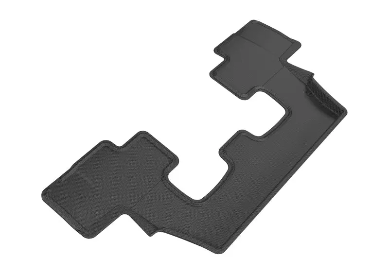 3D Maxpider 2017-2019 Audi Q7 Kagu 3Rd Row Floormats - Black 1