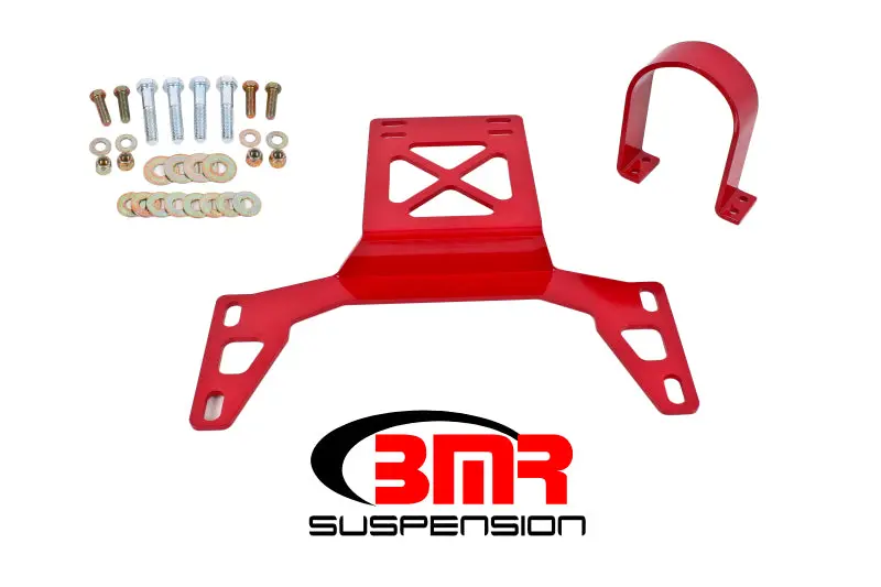 Bmr 07-14 Shelby Gt500 Front Driveshaft Safety Loop - Red 1