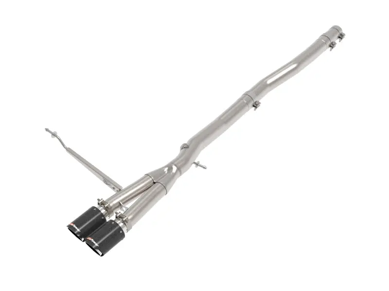 Afe 14-24 Mini Cooper S Mach Force-Xp 3In To 2-1/2In 304Ss Cat-Back Exhaust W/ Carbon Fiber Tip 1
