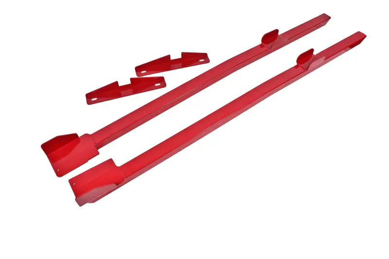 Bmr 94-04 Mustang Hardtop Only Weld-On Boxed Premium Subframe Connectors - Red 1