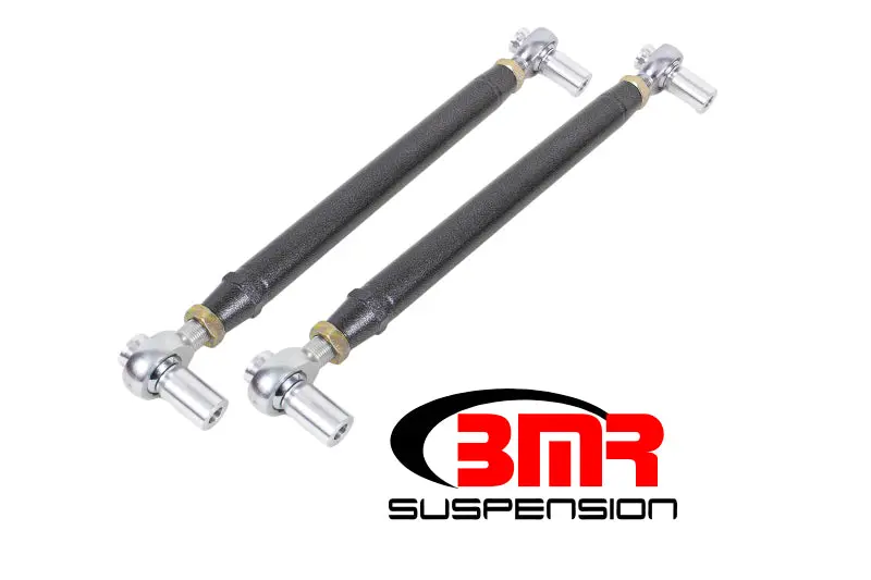 Bmr 99-04 Mustang Chrome Moly Lower Control Arms W/ Double Adj. Rod Ends - Black Hammertone 1