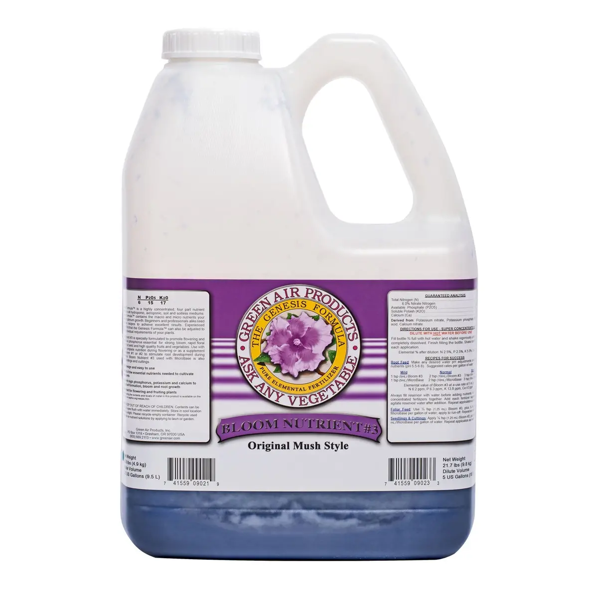 Genesis Formula Bloom Nutrient (2.5 Gallon) 1
