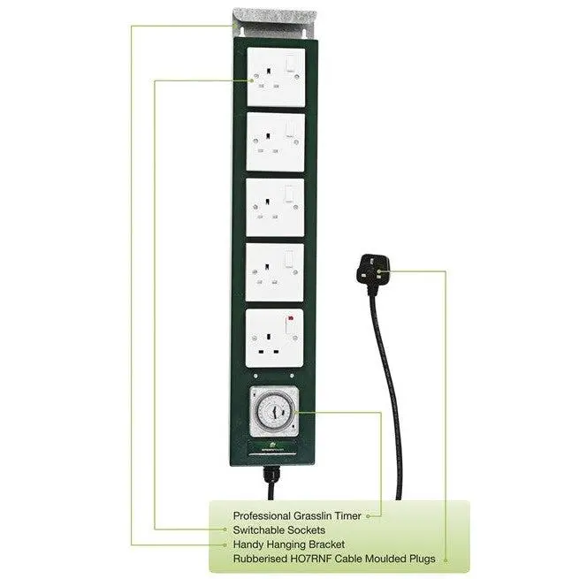 Green Power 5 Way Hobby Contactor Relay Timer 1