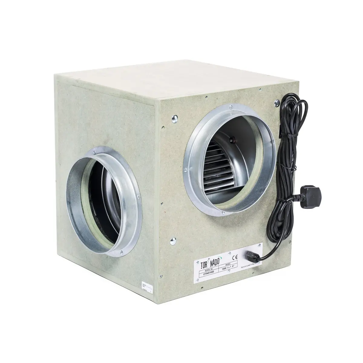 Tornado Acoustic Box Fan 1000 1